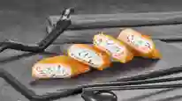 Сливочный лосось фри меню Суши Мастер