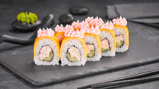 Блюдо Ролл Чеддер меню Суши Мастер Ролл Чеддер меню Суши Мастер