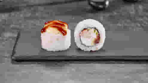 Блюдо Чесночный цезарь ролл меню Суши Мастер Чесночный цезарь ролл меню Суши Мастер