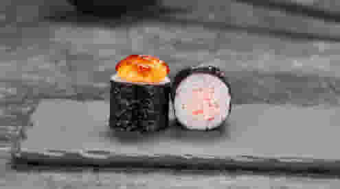 Блюдо Ролл Краб яки хот (мини) меню Суши Мастер Ролл Краб яки хот (мини) меню Суши Мастер