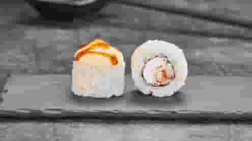 Блюдо Ролл Нежный с угрем запеченный меню Суши Мастер Ролл Нежный с угрем запеченный меню Суши Мастер