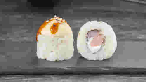 Блюдо Ролл Пылкая креветка запеченный меню Суши Мастер Ролл Пылкая креветка запеченный меню Суши Мастер