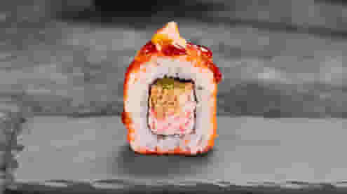 Блюдо Ролл Калифорния терияки меню Суши Мастер Ролл Калифорния терияки меню Суши Мастер