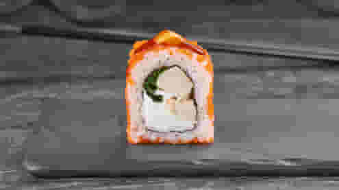 Блюдо Ролл Острый с курицей меню Суши Мастер Ролл Острый с курицей меню Суши Мастер