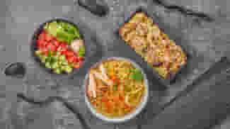 Блюдо Бекон ланч меню Суши Мастер Бекон ланч меню Суши Мастер