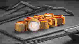 Блюдо Ролл Эби лайт темпура (мини) меню Суши Мастер Ролл Эби лайт темпура (мини) меню Суши Мастер