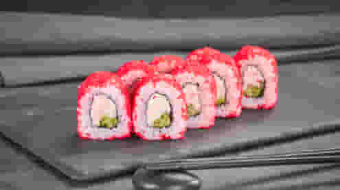 Блюдо Ролл Калифорния классика меню Суши Мастер Ролл Калифорния классика меню Суши Мастер