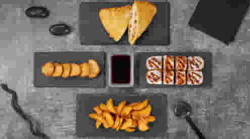 Блюдо Комбо Чикен меню Суши Мастер Комбо Чикен меню Суши Мастер