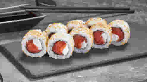 Блюдо Ролл Лосось Кинг меню Суши Мастер Ролл Лосось Кинг меню Суши Мастер