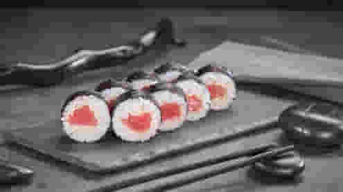 Блюдо Мини ролл с тунцом меню Суши Мастер Мини ролл с тунцом меню Суши Мастер