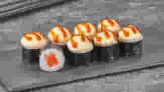 Блюдо Ролл Лосось монако хот (мини) меню Суши Мастер Ролл Лосось монако хот (мини) меню Суши Мастер