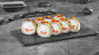 Блюдо Ролл Алиби темпурный меню Суши Мастер Ролл Алиби темпурный меню Суши Мастер