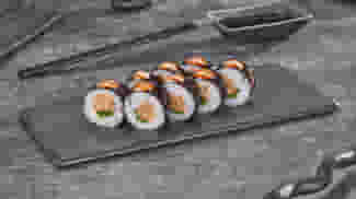 Блюдо Ролл Терияки яки (мини) меню Суши Мастер Ролл Терияки яки (мини) меню Суши Мастер