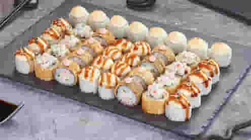 Блюдо Сет Альфач меню Суши Мастер Сет Альфач меню Суши Мастер