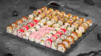 Блюдо Сет Объедение меню Суши Мастер Сет Объедение меню Суши Мастер