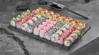 Блюдо Сет Сушиметрия меню Суши Мастер Сет Сушиметрия меню Суши Мастер