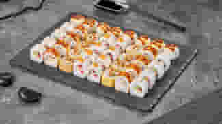 Блюдо Сет Восточный дебют меню Суши Мастер Сет Восточный дебют меню Суши Мастер