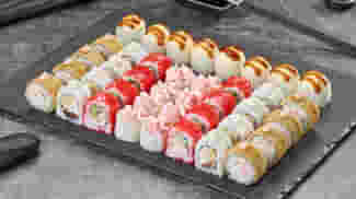 Блюдо Сет Пальчики оближешь меню Суши Мастер Сет Пальчики оближешь меню Суши Мастер