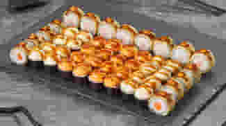 Блюдо Сет Запеченные мини маки меню Суши Мастер Сет Запеченные мини маки меню Суши Мастер