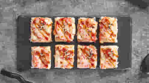 Блюдо Суши-пицца с курицей меню Суши Мастер Суши-пицца с курицей меню Суши Мастер