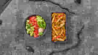 Блюдо Терияки ланч меню Суши Мастер Терияки ланч меню Суши Мастер